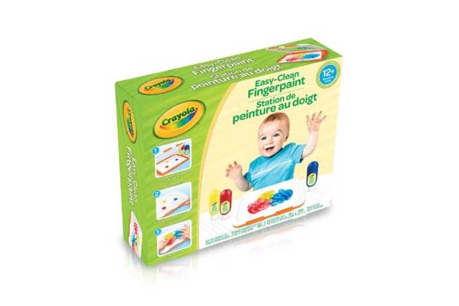 Toys Crayola | Crayola Easy-Clean Finger Paint Set