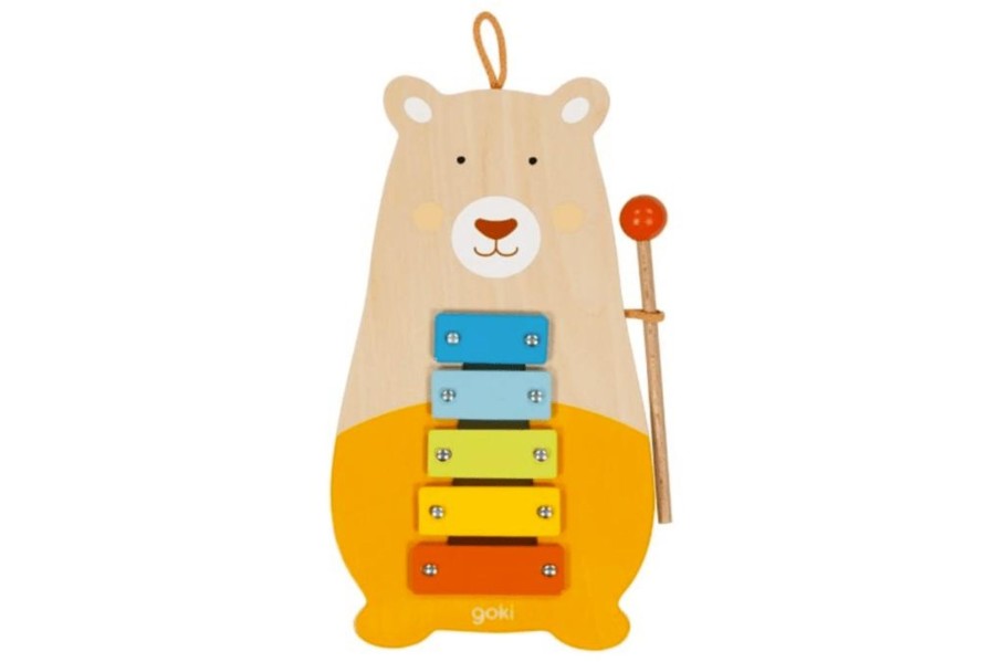 Montessori Materials Eco Parade | Metal Xylophone (Bear) By Goki