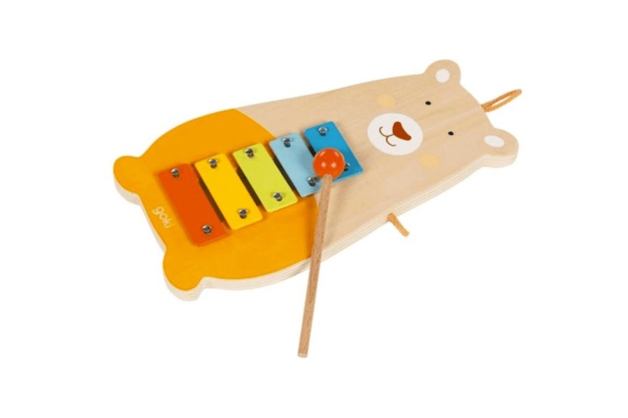 Montessori Materials Eco Parade | Metal Xylophone (Bear) By Goki