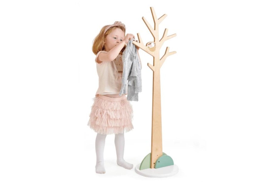 Montessori Materials Tender Leaf | Forest Wooden Coat Stand