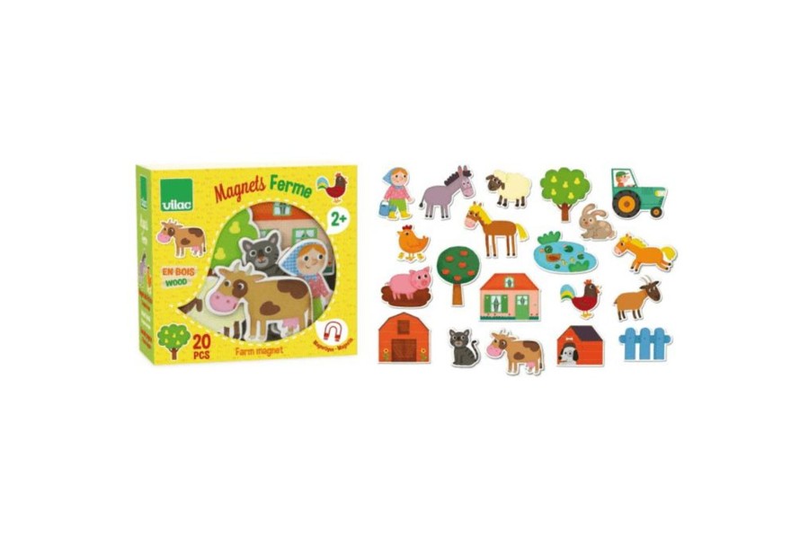 Toys Fire the Imagination | Farm Magnets By Vilac