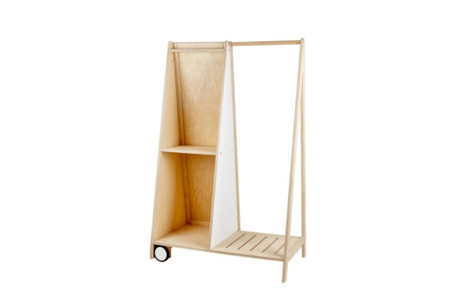 Montessori Furniture Tout About Toys | Clothes Rack With Mirror