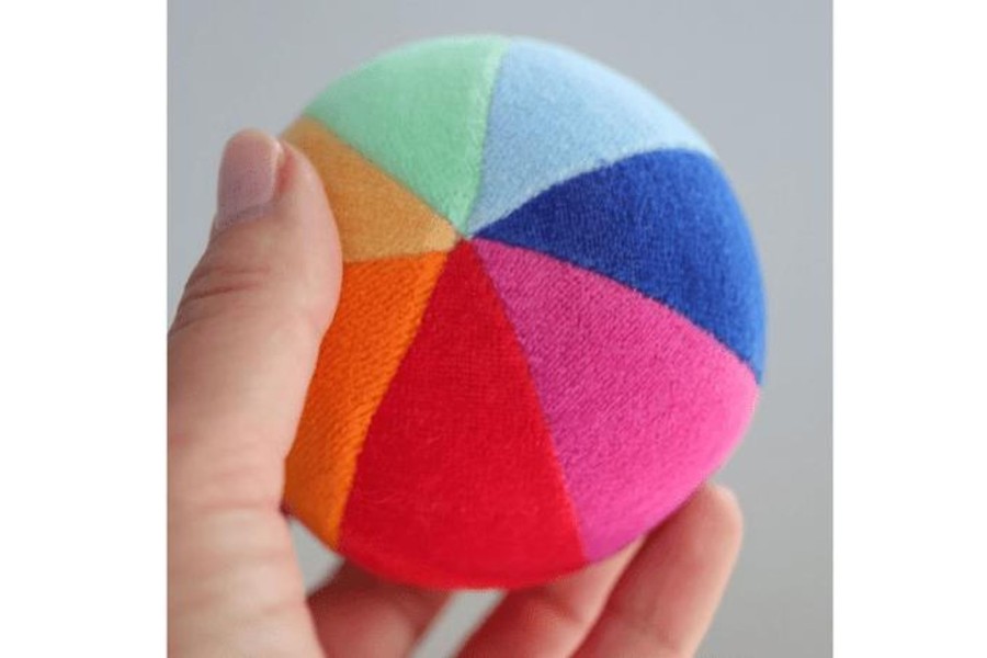 Montessori Materials Fire the Imagination | Grimm'S Cotton Rainbow Ball