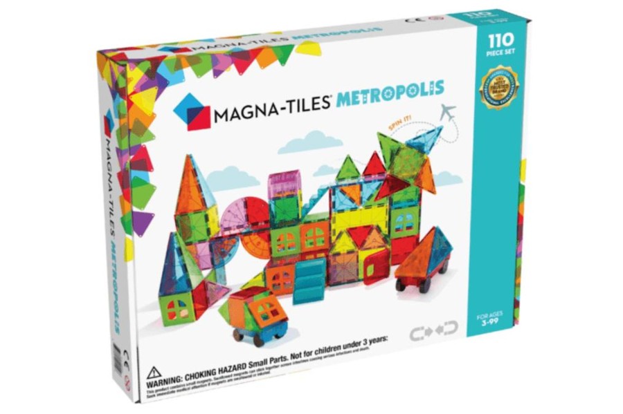 Toys Valtech Magna Tiles | Magna-Tiles® Metropolis 110-Piece Set