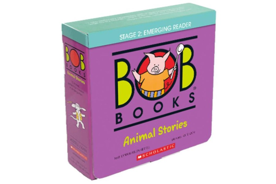 Books Scholastic | Bob Books: Animal Stories [Stage 2: Emerging Reader]