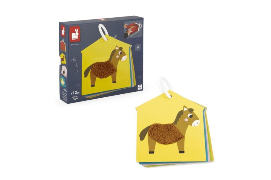 Toys Pierre Belvediere | Janod Farm Tactile Cards Set