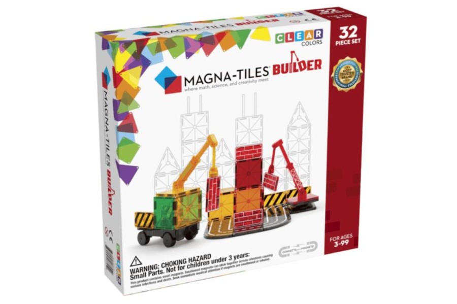 Toys Valtech Magna Tiles | Magna-Tiles® Builder 32-Piece Set