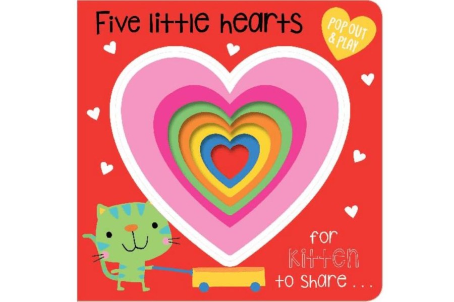 Valentine'S Day Books & Gifts Fire the Imagination | Five Little Hearts Pop Out And Play [Board Book]