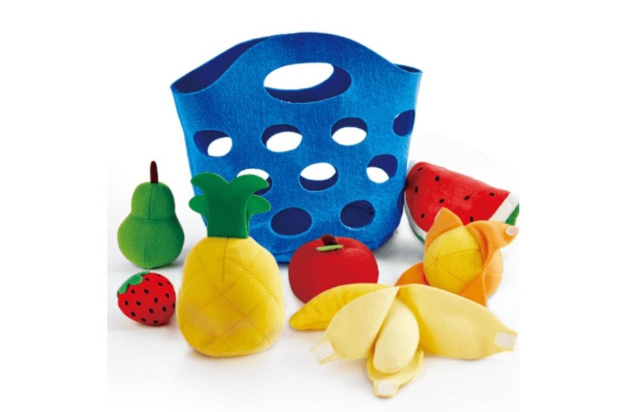 Toys Playwell | Felt Fruit Basket By Hape