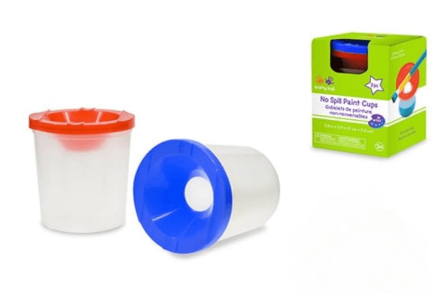 Montessori Materials Stockade | Kids No-Spill Paint Cups - 2Pc