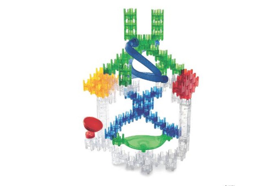 Toys Outset Media | Q-Ba-Maze 2.0 Mega Stunt Set Marble Run