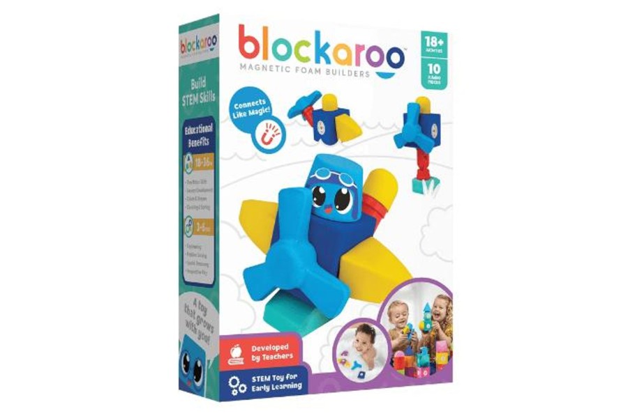 Toys Incredible Novelties | Blockaroo Magnetic Foam Builders - 10 Pcs