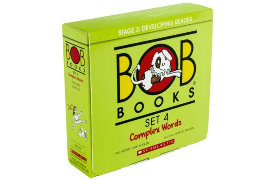 Books Scholastic | Bob Books Set 4: Complex Words [Stage 3: Developing Reader]