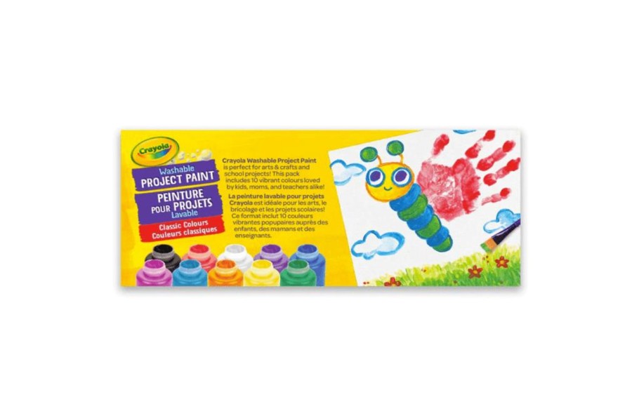 Toys Crayola | Crayola Washable Project Paint (Includes 10 Colours)