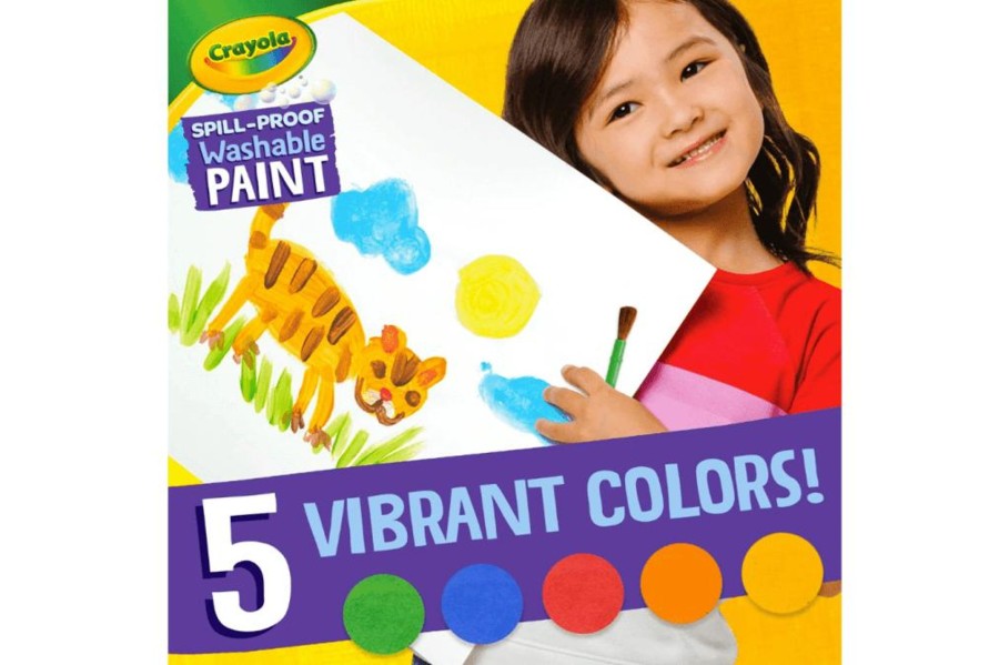 Toys Crayola | Crayola Spill Proof Washable Paint