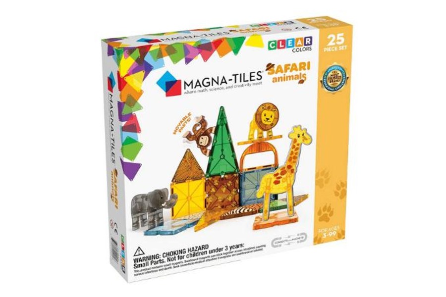 Toys Valtech Magna Tiles | Magna-Tiles® Safari Animals 25-Piece Set