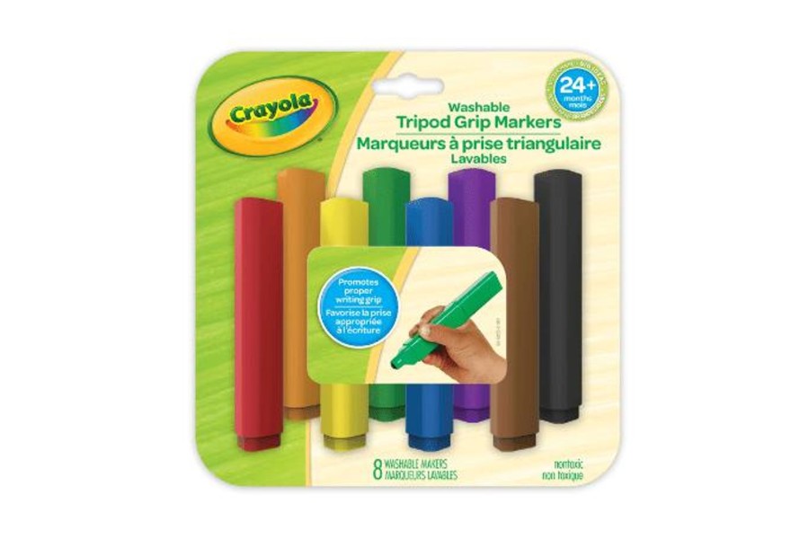 Toys Crayola | Crayola Washable Tripod Grip Markers