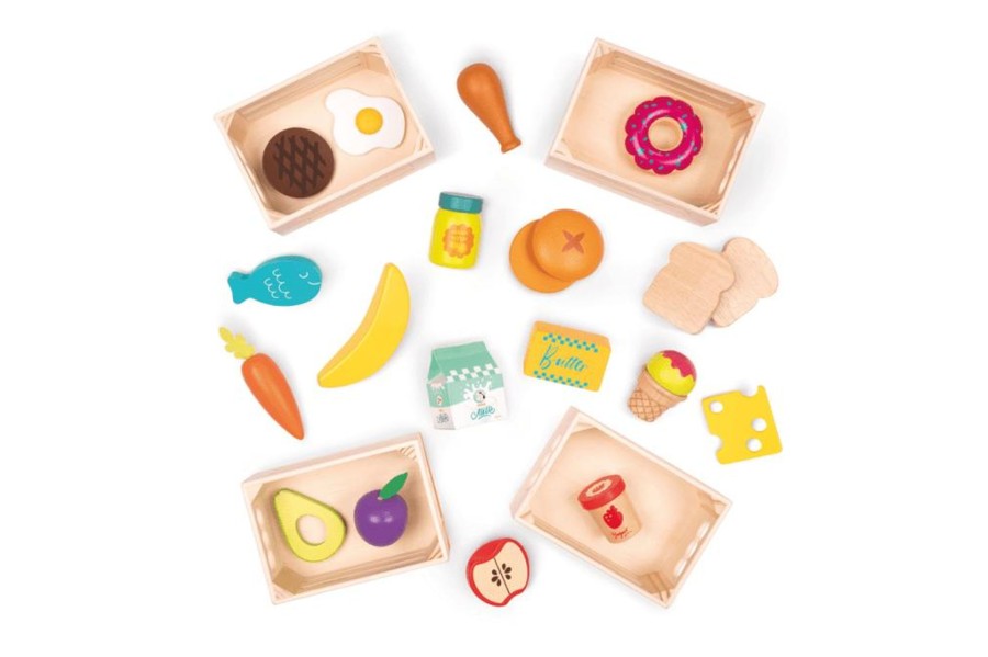 Montessori Materials K.I.D. Toys Inc. | Wooden Food Collection