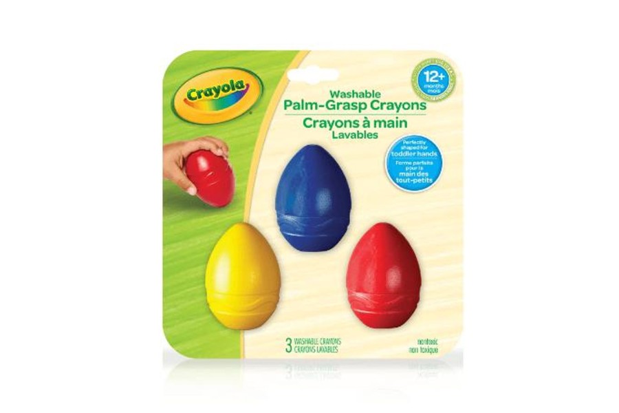 Montessori Materials Crayola | Crayola Washable Palm-Grasp Crayons