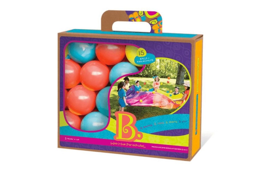 Toys K.I.D. Toys Inc. | Colourful Parachute And 15 Balls