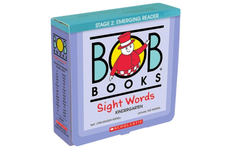 Books Scholastic | Bob Books: Sight Words - Kindergarten [Stage 2: Emerging Reader]