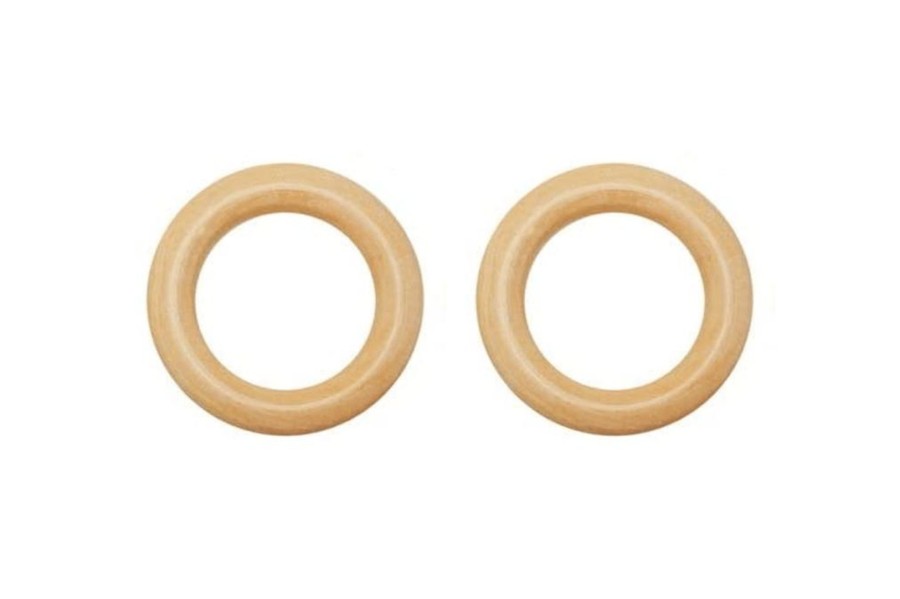 Toys Bear Wood Supply Co. | Wooden Rings (Set Of 2)