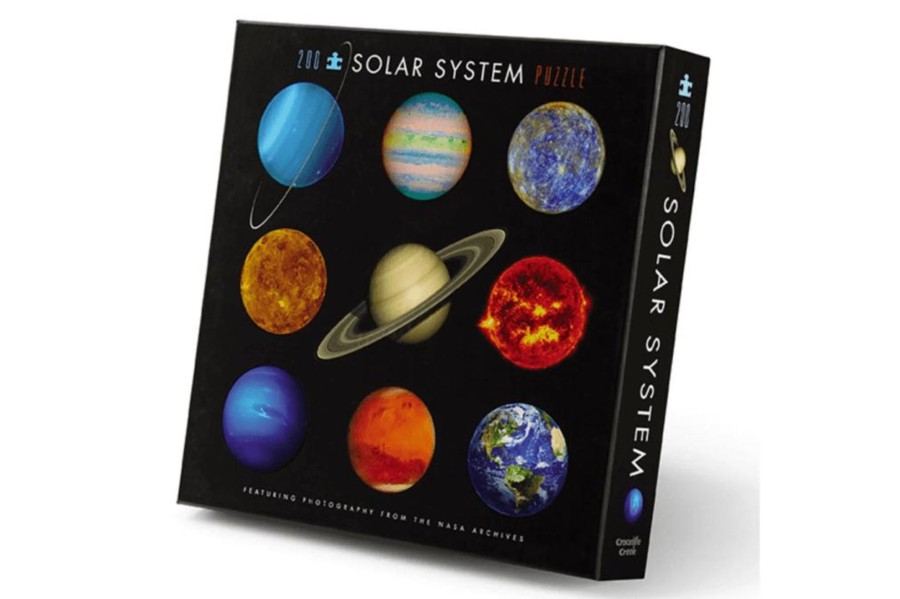 Montessori Materials Crocodile Creek | Crocodile Creek Nasa Solar System Puzzle (200 Pieces, Ages 6+)