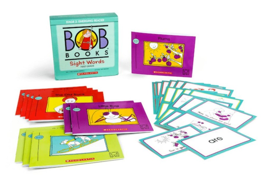 Books Scholastic | Bob Books: Sight Words - First Grade [Stage 2: Emerging Reader]