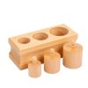 Montessori Materials Tout About Toys | Montessori Infant Toddler Cylinder Block (No. 1)