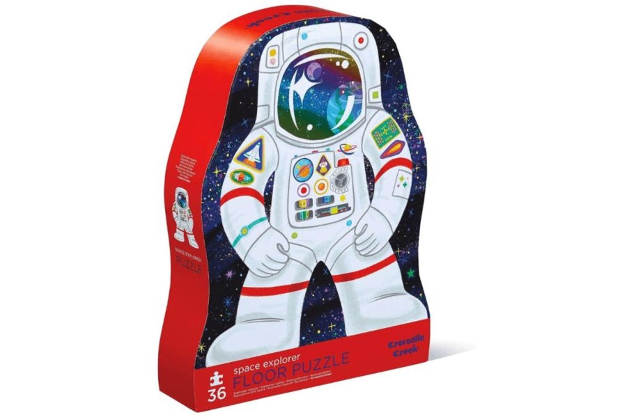 Montessori Materials Crocodile Creek | Crocodile Creek Space Explorer Puzzle (36 Pieces, Ages 3-6)