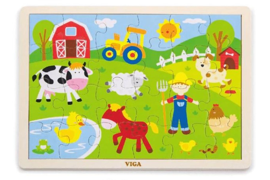 Toys Pierre Belvediere | 24 Piece Puzzles By Viga