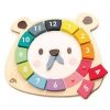 Toys Tender Leaf | Colourful Bear Clock