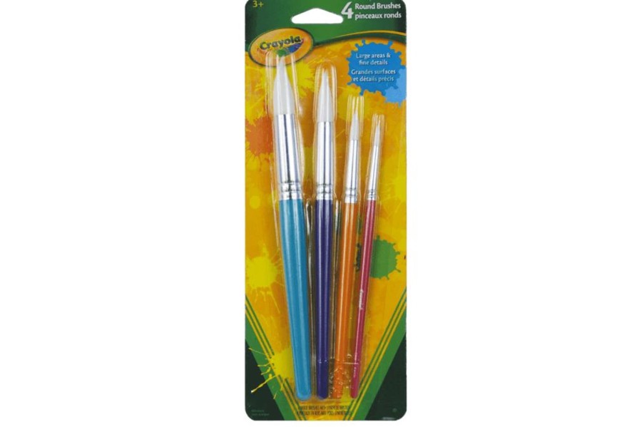 Toys Crayola | Crayola Round Brush Set (4 Count)