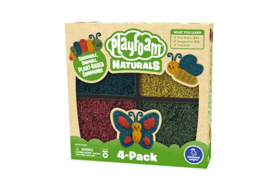 Montessori Materials Playwell | Playfoam Naturals (4 Pack)