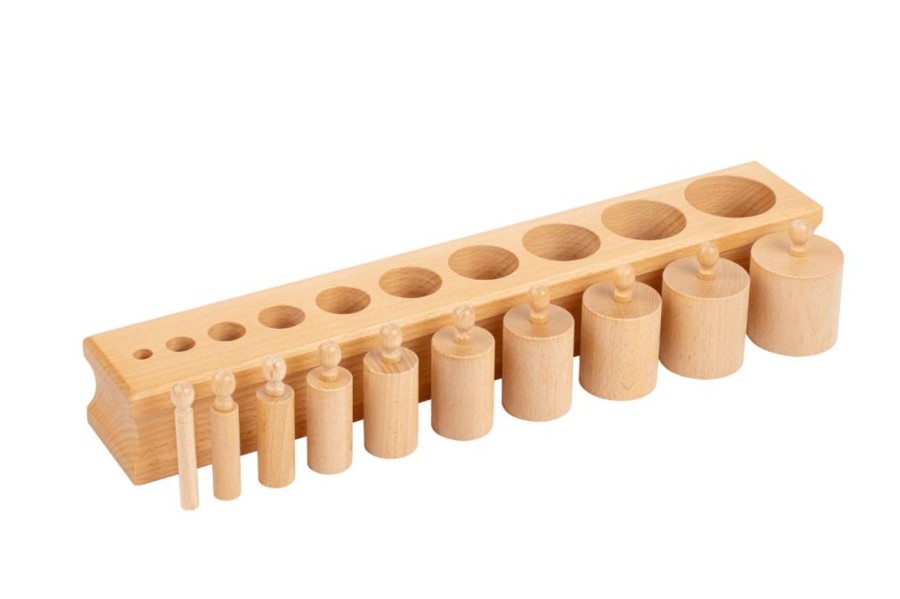 Montessori Materials Tout About Toys | Montessori Cylinder Block (No. 2)