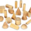 Toys Playwell | Learning Resources Wood Geometric Solids (Set Of 19)