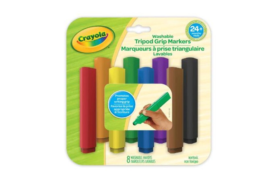 Toys Crayola | Crayola Washable Tripod Grip Markers