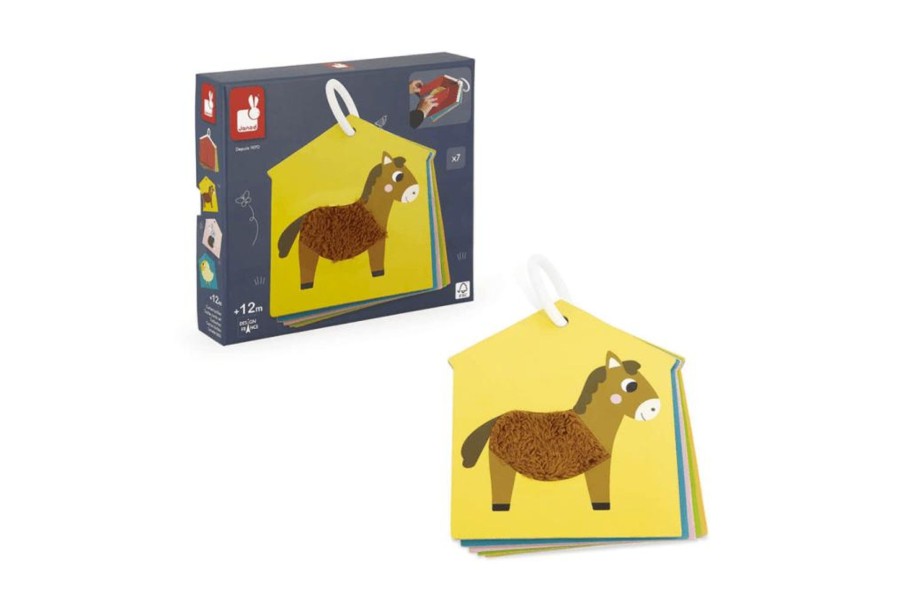 Toys Pierre Belvediere | Janod Farm Tactile Cards Set