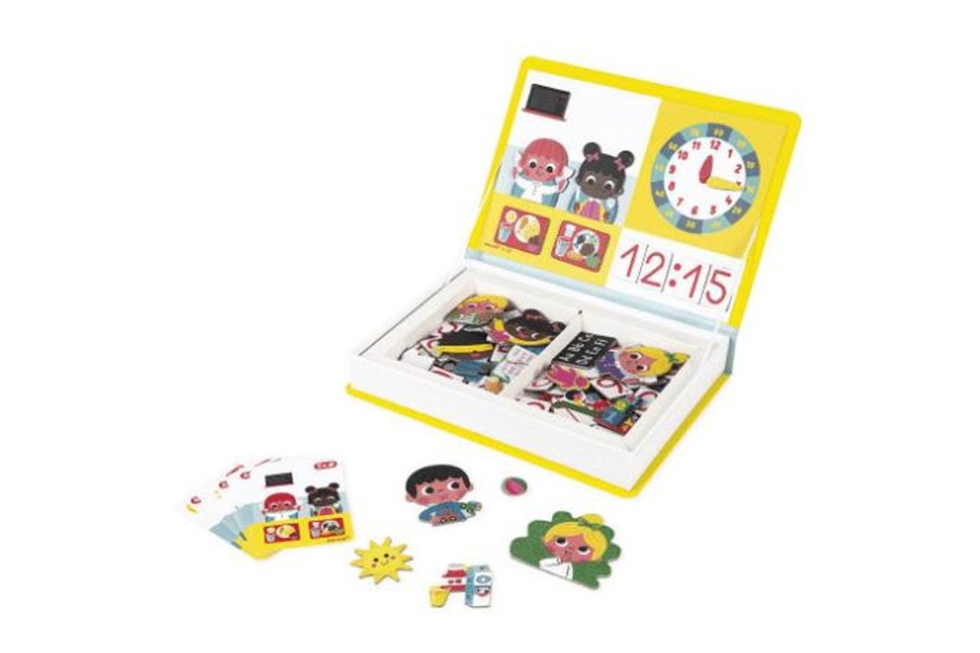 Toys Pierre Belvediere | Learn To Tell The Time Magneti'Book