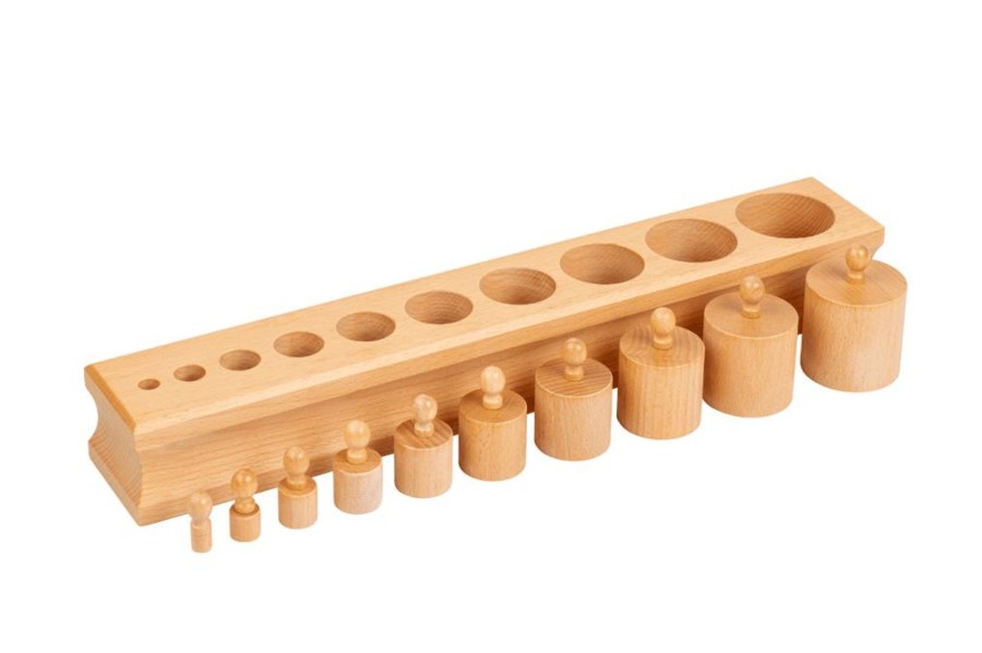 Montessori Materials Tout About Toys | Montessori Cylinder Block (No. 1)