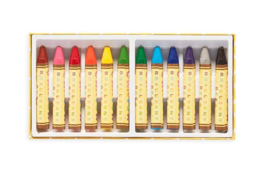 Toys Ooly | Brilliant Bee Crayons (Set Of 12)