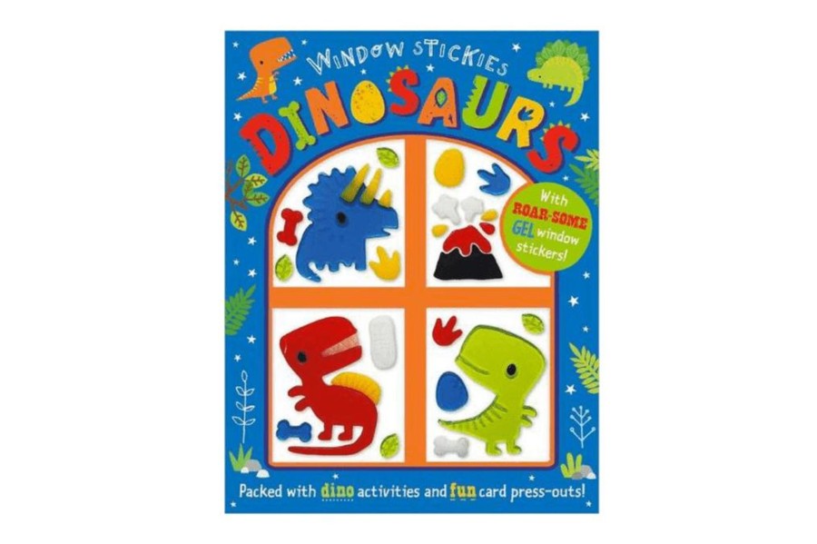 Books Fire the Imagination | Window Stickies: Dinosaurs