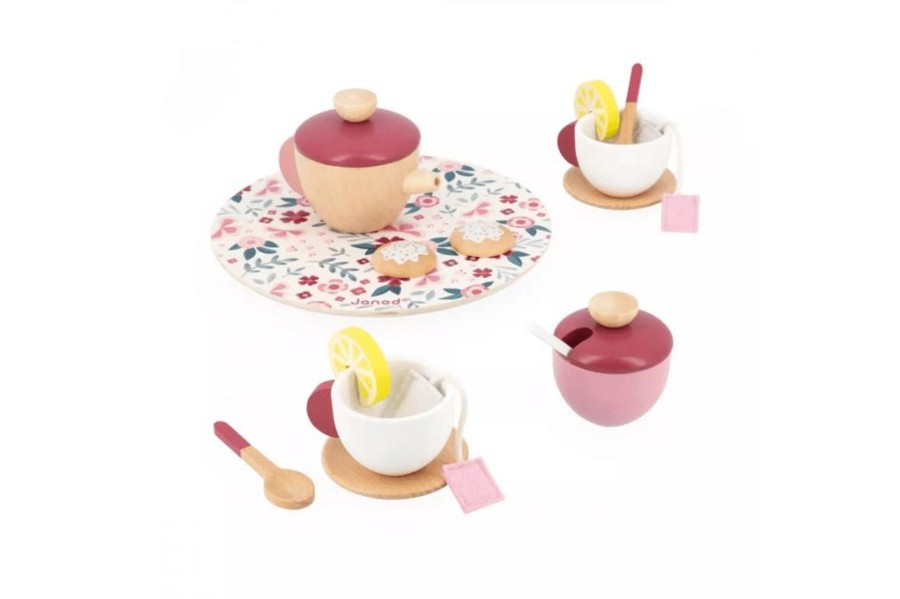 Toys Pierre Belvediere | Janod Wooden Tea Set