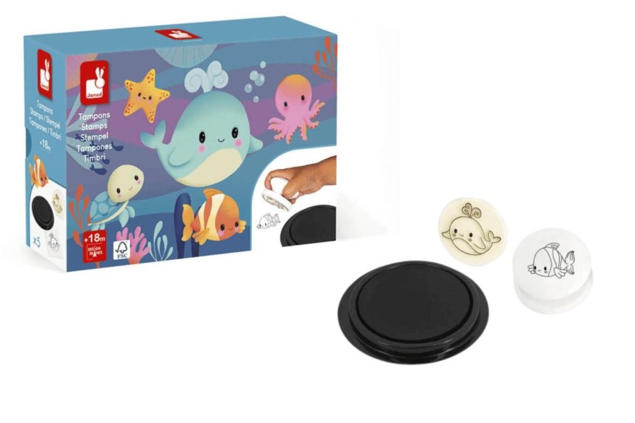 Toys Pierre Belvediere | Janod Ocean Stamp Set