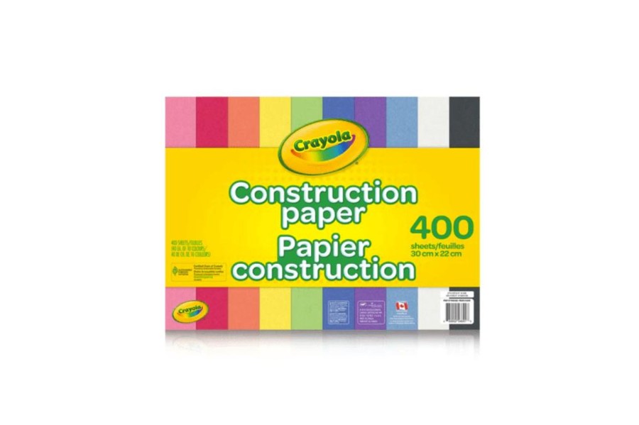 Montessori Materials Crayola | Crayola Coloured Construction Paper (400 Sheets)