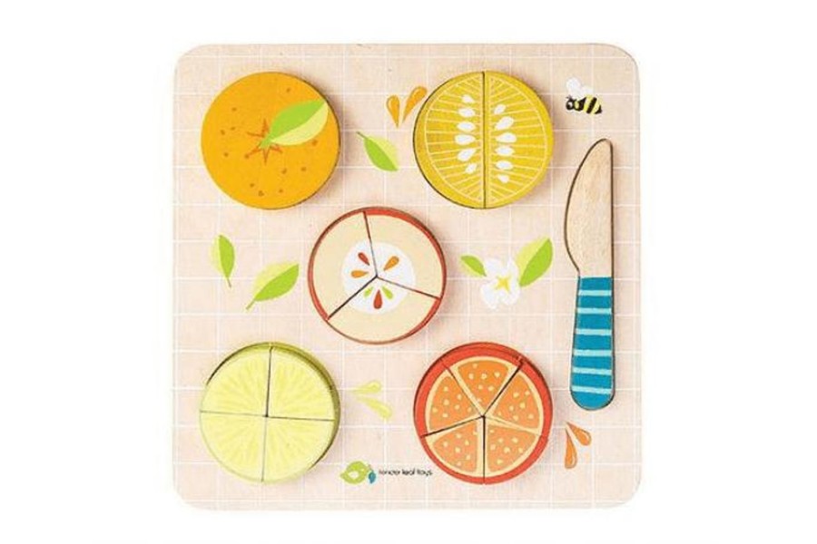 Montessori Materials Tender Leaf | Citrus Fractions Board