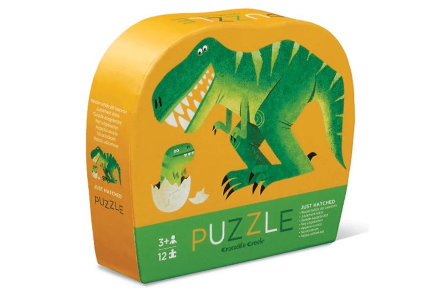 Montessori Materials Crocodile Creek | Crocodile Creek Mini Puzzle - Just Hatched Dinosaur