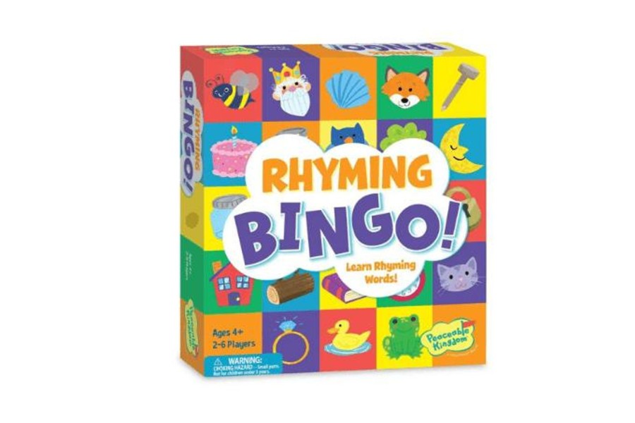 Toys Peaceable Kingdom | Rhyming Bingo