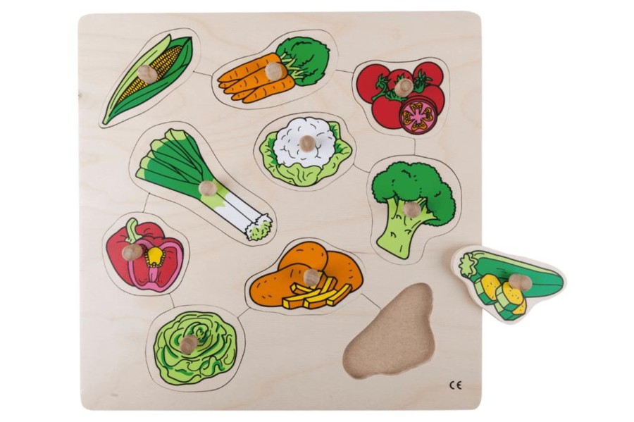 Toys Tout About Toys | Vegetables - Knobbed Puzzle