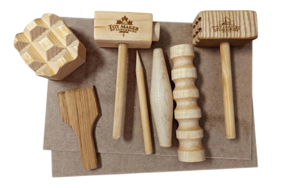 Toys Toy Makers of Lunenburg | Wooden Playdough Tool Kit